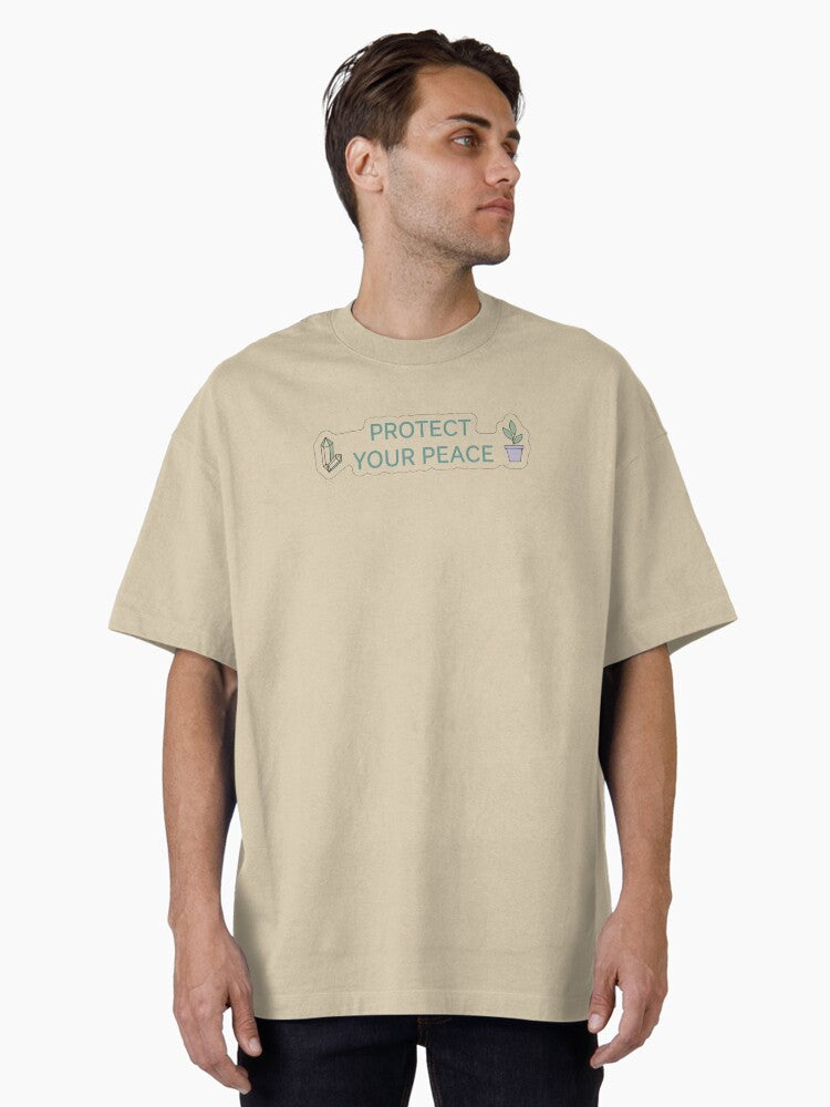 Protect Your Peace Oversized T Shirt T Shirt Comfort Fit Daily Wear
