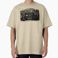 Old School Boombox Art Oversized T-Shirt for Sale by btphoto