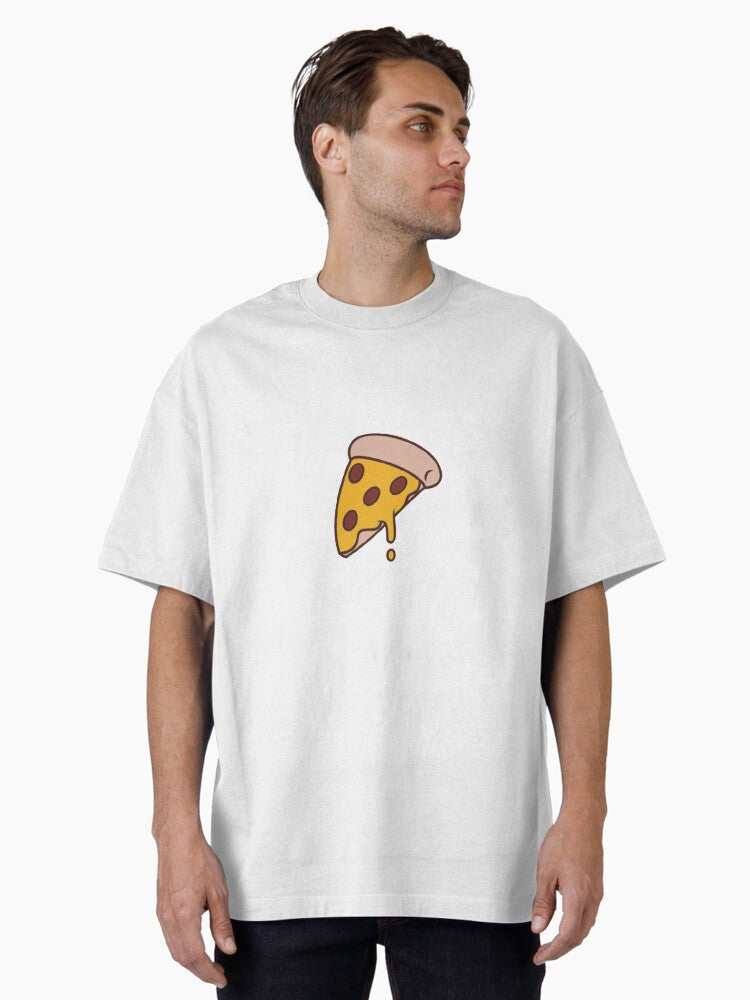 Pizza Slice T Shirt Fun Food Graphic Design with Toppings Oversized T Shirt T Shirt Premium Print Daily Wear