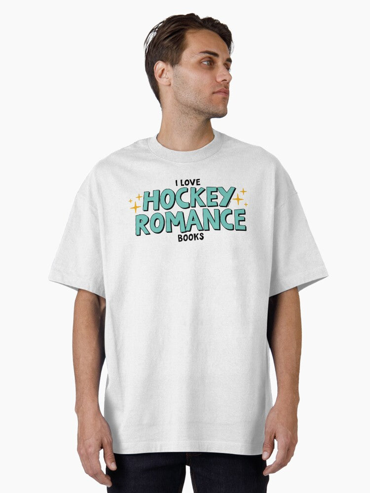 I Love Hockey Romance Books Trendy Bookworm Mint Green For Cute Kindle Merch Book Lovers Gifts Bookish Sports Romance Re