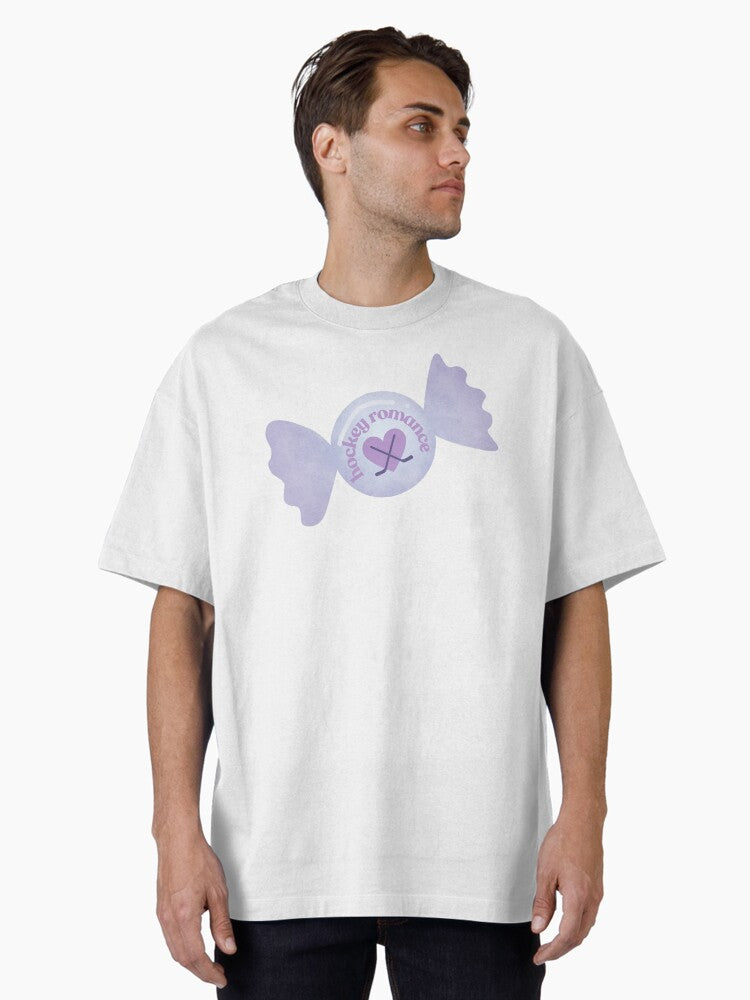 Hockey Romance Trope Candy Oversized T Shirt T Shirt Trending US Fan Favorite