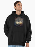 Yggdrasil tree of life with runic pattern Premium Oversized Hoodie Hoodie Viral TikTok Best Seller Look