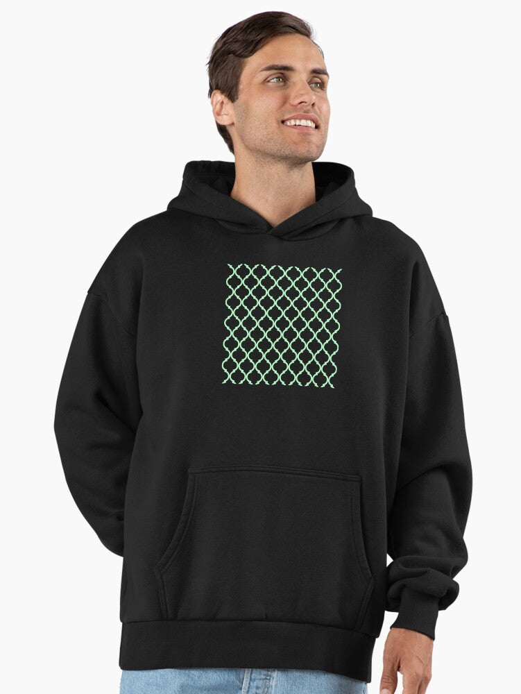 Green Pastel Seamless Pattern Premium Oversized Hoodie Hoodie Cold Weather Trending US