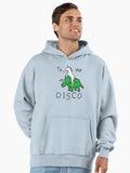 To The Disco Unicorn Riding Triceratops Premium Oversized Hoodie Hoodie Trending US Daily Wear
