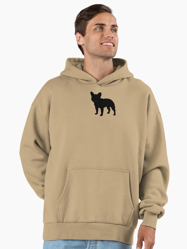 French Bulldog Silhouette s Premium Oversized Hoodie Hoodie Cold Weather Trending US