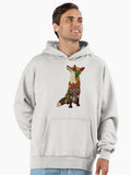 floral fox Premium Oversized Hoodie Hoodie Streetwear Style Gift Ready