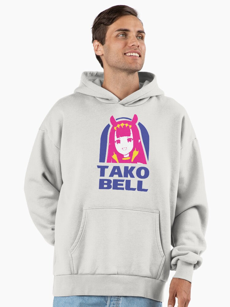 Hololive EN Ina TAKO BELL Logo Parody Premium Oversized Hoodie Hoodie High Search Demand Daily Wear