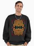 RETRO TRIBAL PATTERNS Premium Oversized Sweatshirt T Shirt Trending US
