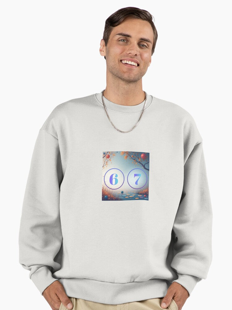The 6-7 colorful wave 2025 Premium Oversized Sweatshirt | Premium Unisex T-Shirt, Trending Graphic Tee