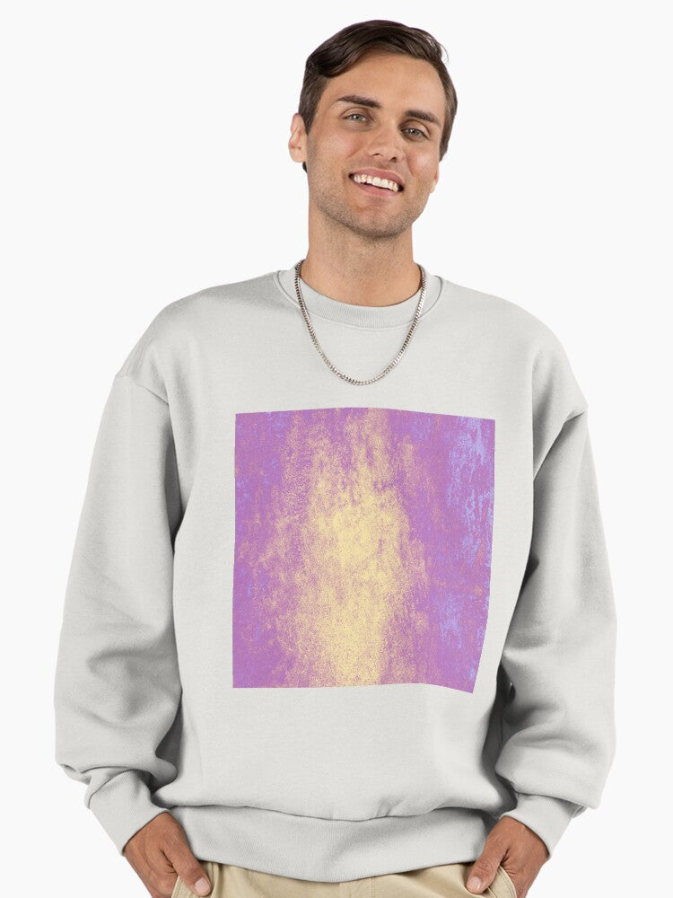 Colorful Purple Yellow Shade Pattern 15 Premium Oversized Sweatshirt T Shirt Trending US