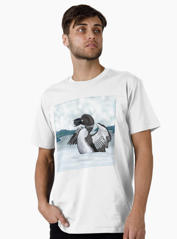 Heated Rivalry Inspired Hockey Puck Loon with Background Premium T Shirt T Shirt Trending US Fan Favorite