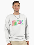 Aura Energy at 67 Funny Six Seven Meme Gen Alpha Slang Pullover Sweatshirt | Premium Unisex T-Shirt, Trending Graphic Tee