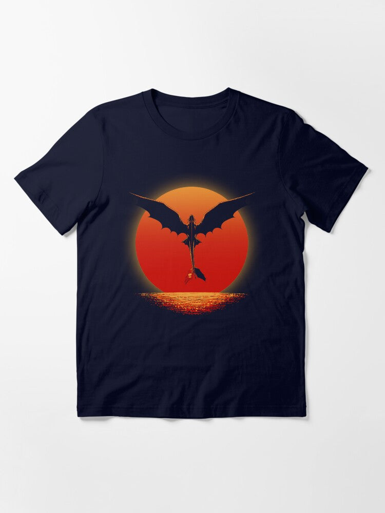 T Shirt Toothless On Sunset Essential