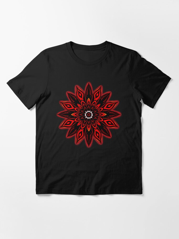 Crimson Fire Mandala Essential T-Shirt