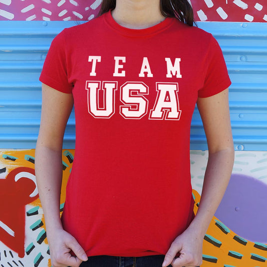 Team Usa 6dollarshirts T Shirt Premium Print