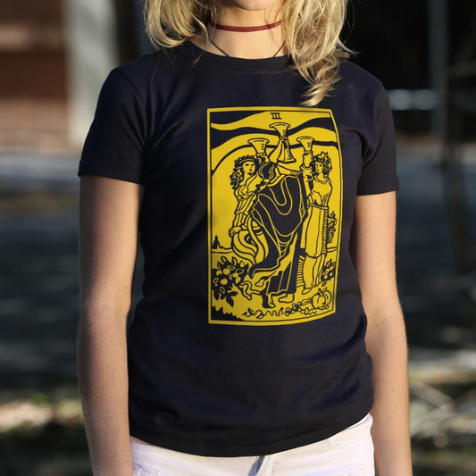 Tarot Three Of Cups 6dollarshirts T Shirt Clean Design