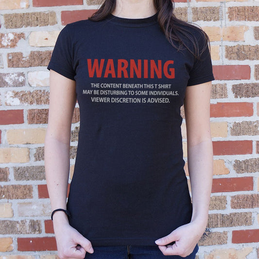 Viewer Discretion Advised 6dollarshirts T Shirt Clean Design